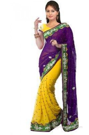 Tarumaru Self Design Daily Wear Georgette, Chiffon Sari Tarumaru Self Design Daily Wear Georgette, Chiffon Sari